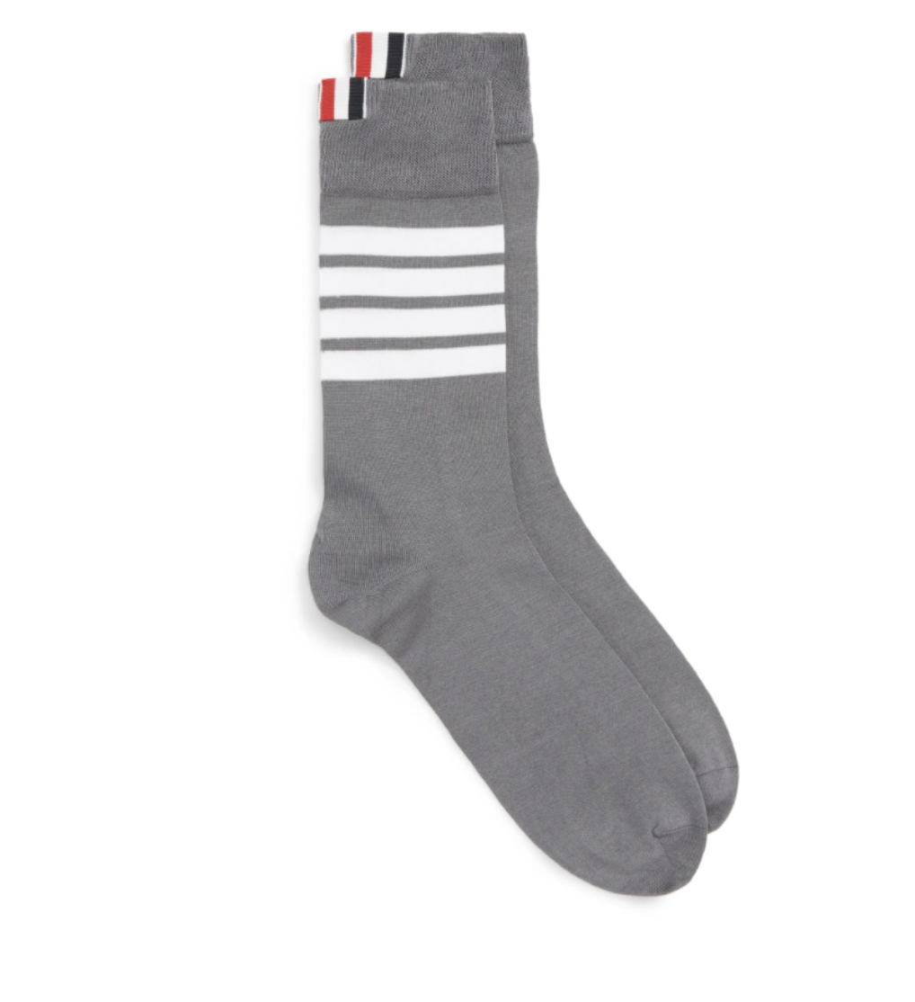 <p><a href="https://go.redirectingat.com?id=74968X1596630&url=https%3A%2F%2Fwww.nordstrom.com%2Fs%2Fthom-browne-stripe-crew-socks%2F7719053%3Fcountry%3DUS%26currency%3DUSD%26creative%3D312374865064%26device%3Dc%26network%3Dg%26acctid%3D21700000001689570%26dskeywordid%3D92700049880713605%26lid%3D92700049880713605%26ds_s_kwgid%3D58700005468305709%26ds_s_inventory_feed_id%3D97700000007631122%26dsproductgroupid%3D350055852847%26product_id%3D20712009%26merchid%3D1243147%26prodctry%3DUS%26prodlang%3Den%26channel%3Dlocal%26storeid%3D212%26locationid%3D9004347%26targetid%3Dpla-350055852847%26campaignid%3D664982305%26adgroupid%3D64907090351%26gad_source%3D1%26acs_info%3DZmluYWxfdXJsOiAiaHR0cHM6Ly93d3cubm9yZHN0cm9tLmNvbS9zLzc3MTkwNTMiCg%26gclid%3DCj0KCQiAh8OtBhCQARIsAIkWb683Y011I-IPaQsoKo79UvUgCyoJZ0oi20Dpn2RLbeTON5B3dc8naY0aAqoeEALw_wcB%26gclsrc%3Daw.ds&sref=https%3A%2F%2Fwww.esquire.com%2Fstyle%2Fmens-accessories%2Fg40515808%2Fbest-dress-socks%2F" rel="nofollow noopener" target="_blank" data-ylk="slk:Shop Now;elm:context_link;itc:0;sec:content-canvas" class="link rapid-noclick-resp">Shop Now</a></p><p>Bar Stripe Socks</p><p>nordstrom.com</p><p>$170.00</p>