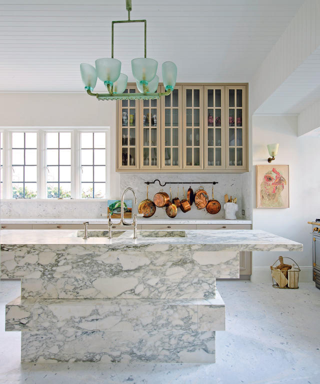 10 ways interior designers work color into neutral kitchens