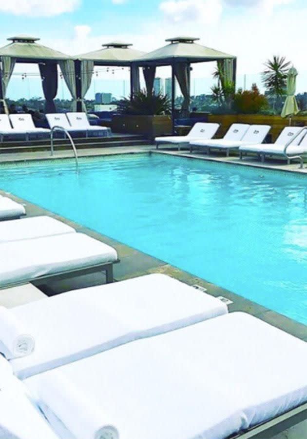 The world class 60 rooftop pool. Photo: Instagram