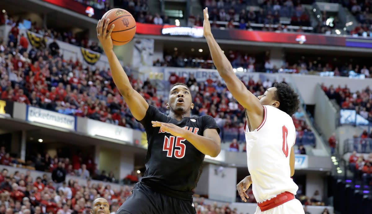 Louisville’s Donovan Mitchell is NBA-bound. (Getty)