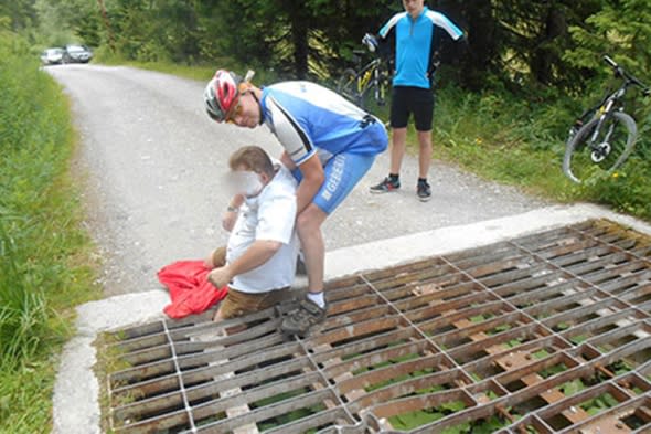 Man rescued by yodelling after getting stuck in cattle grid in Austria