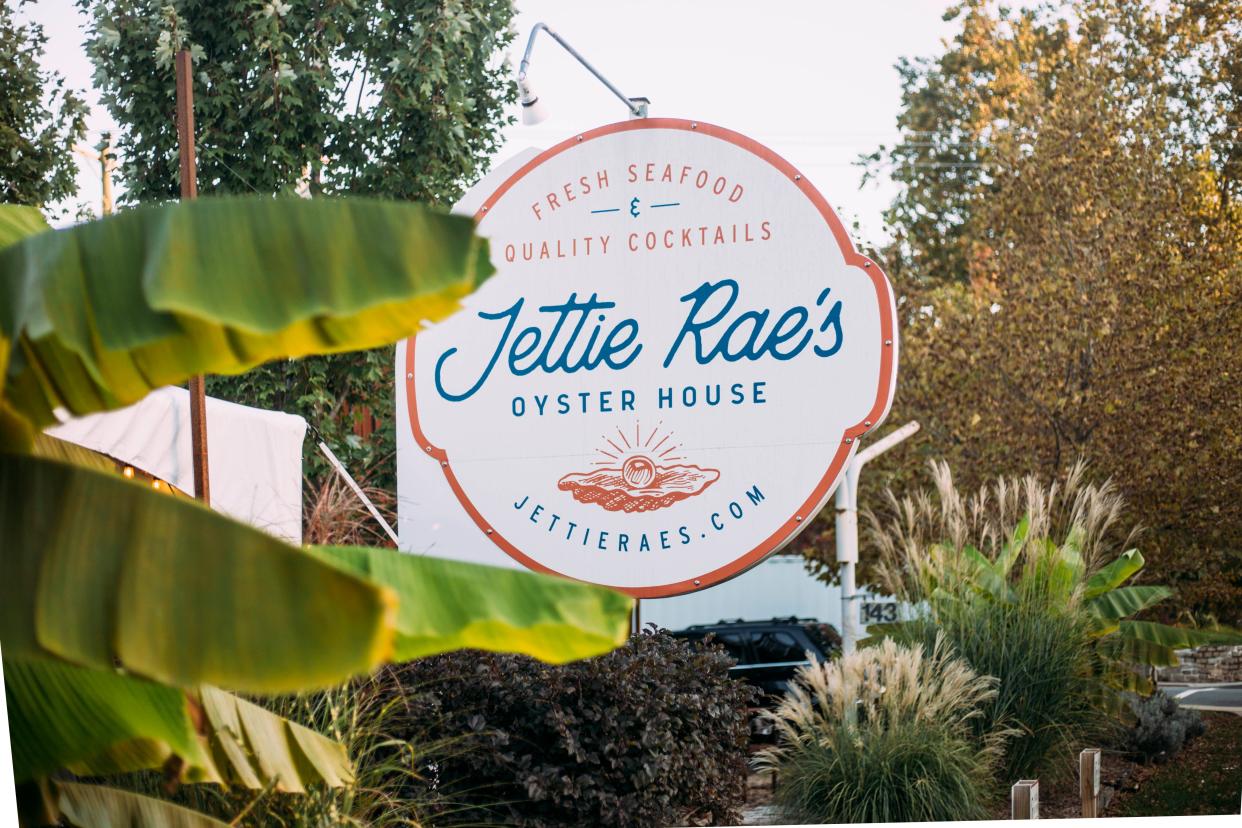 Jettie Rae’s Oyster House is located at 143 Charlotte St. in Asheville.