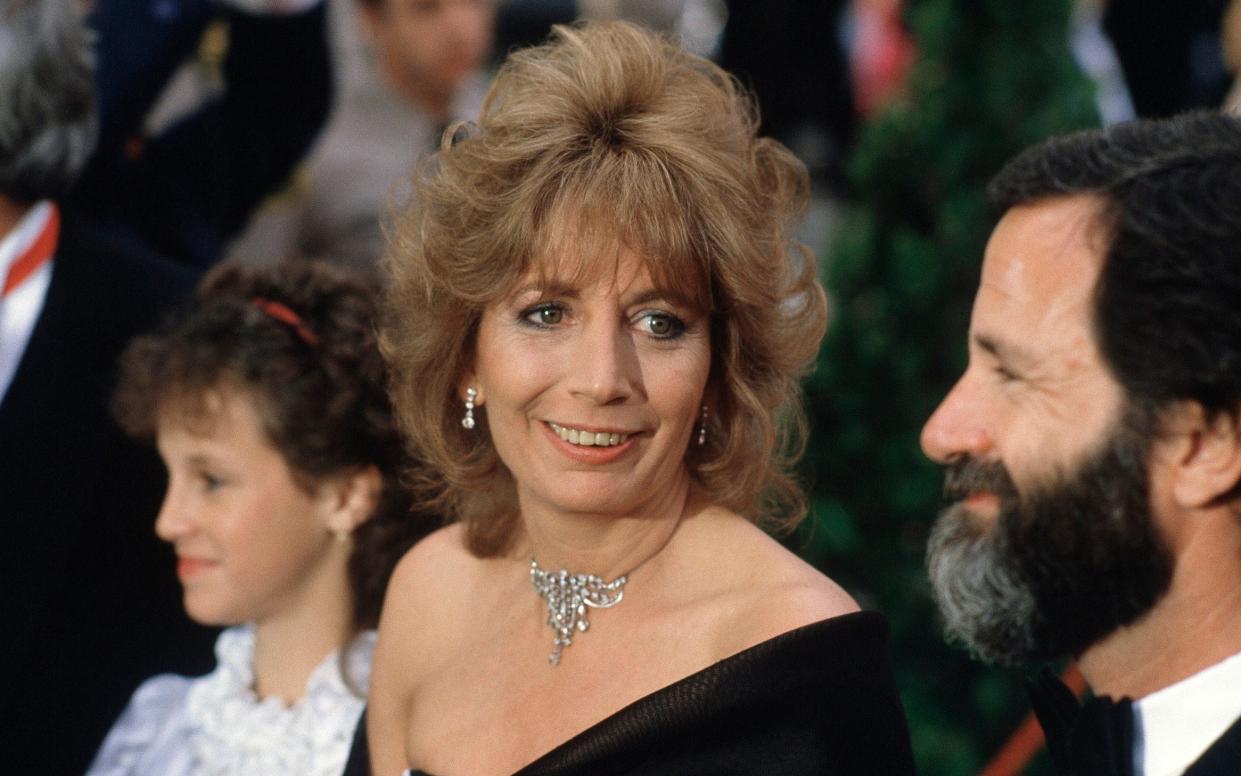 Penny Marshall, pictured at the Oscars in 1984, died on Monday at her home in LA - AP