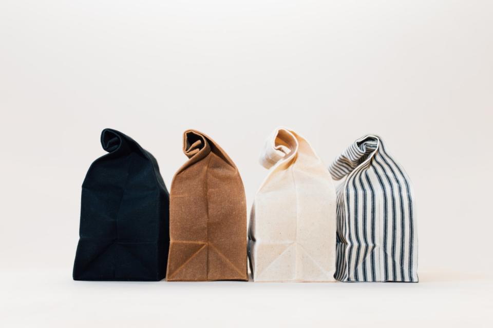 Waxed Canvas Lunch Bags