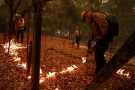 The Glass Incident Fire burns in Santa Rosa