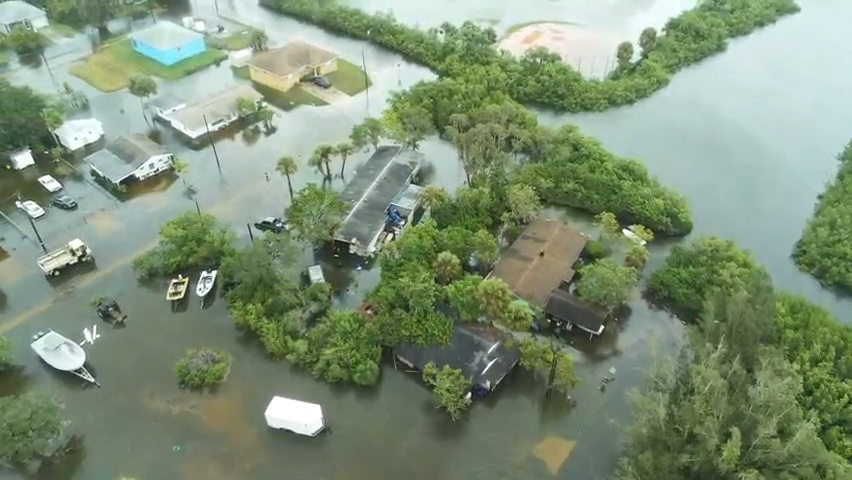 Idalia's storm surge flooded homes in the low-lying Rubonia community, located in Manatee County next to Terra Ceia Bay.