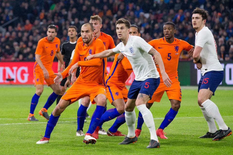 International friendly match"The Netherlands v England"