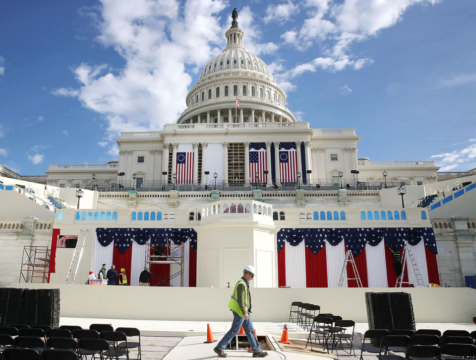 Washington D.C. prepares for Presidential Inauguration