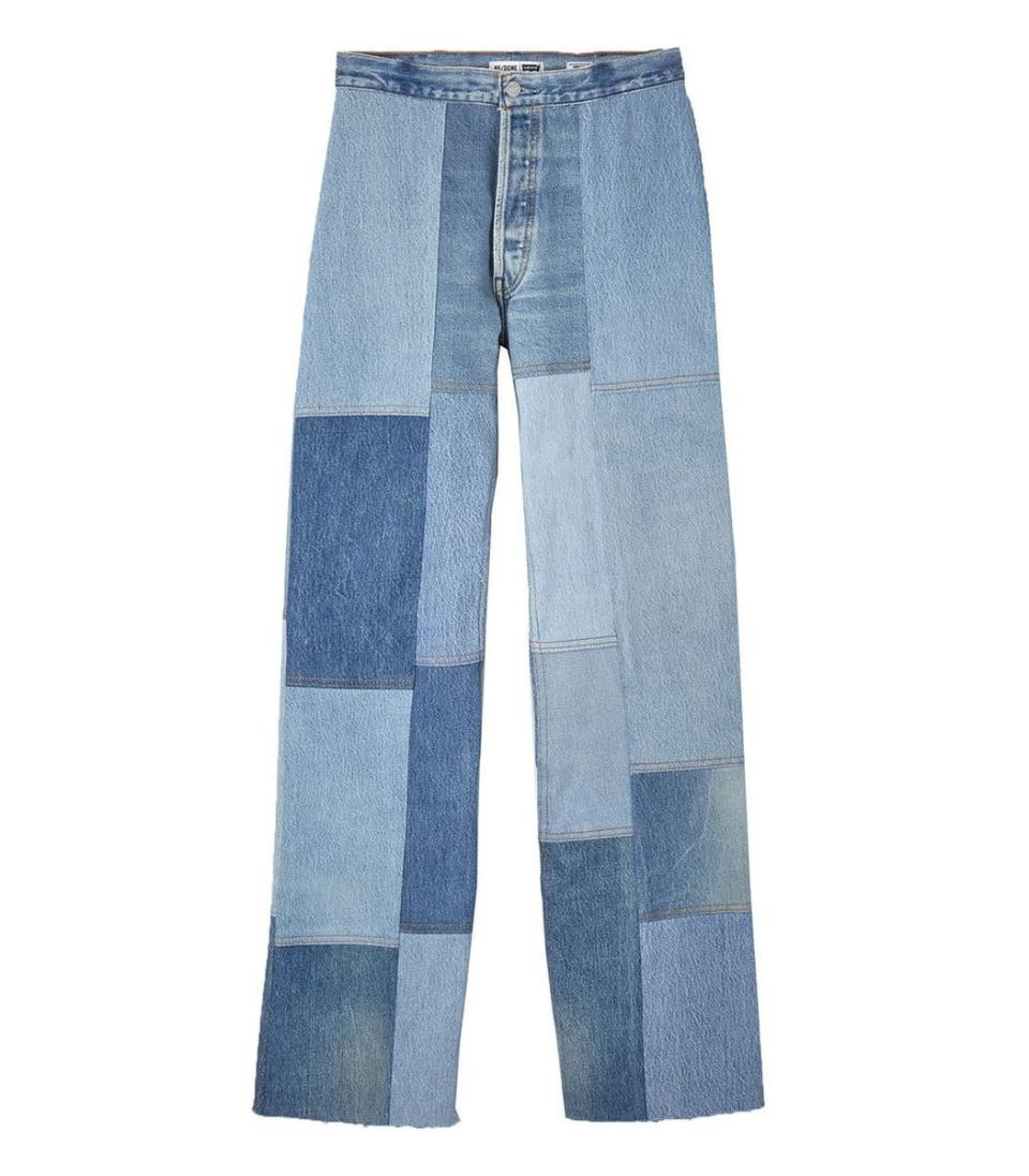 The Amina Patch Denim Pants