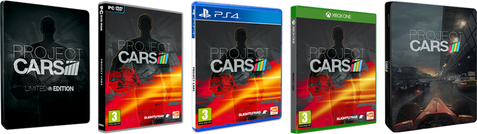 Project Cars Box Art