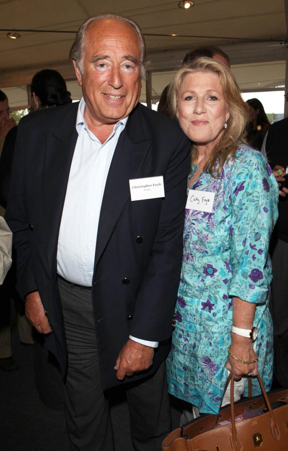 With his wife Catherine - Getty Images Europe