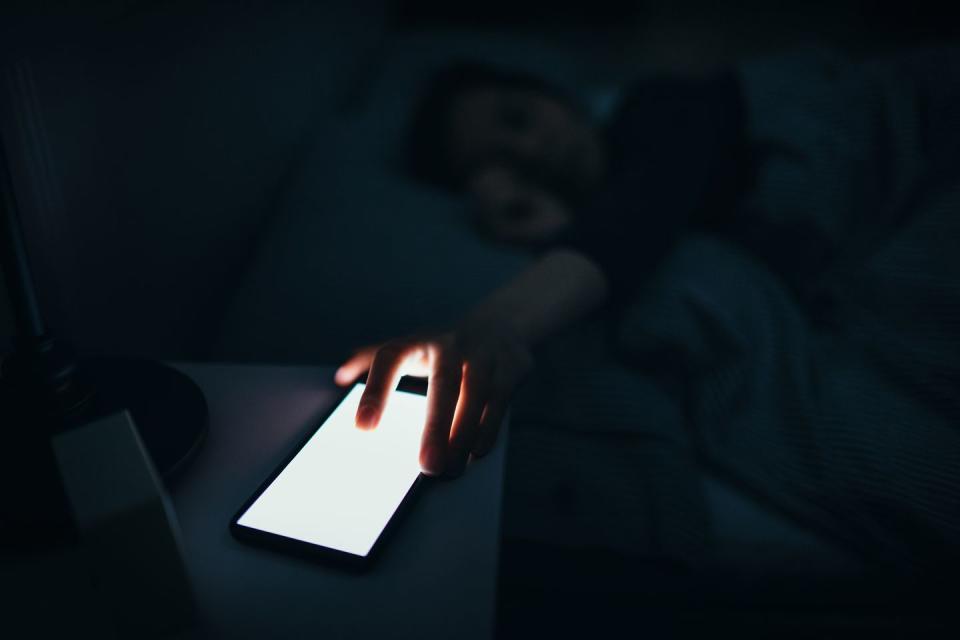 <p>Switch off all electronic devices, including your phone! The light emitted from tablets, laptops, and smartphones can keep you up at night, mess with levels of sleepytime hormone melatonin, and wake you up if they buzz in the middle of the night.</p>