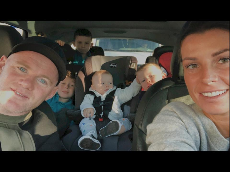 Rooney family selfie (Disney)