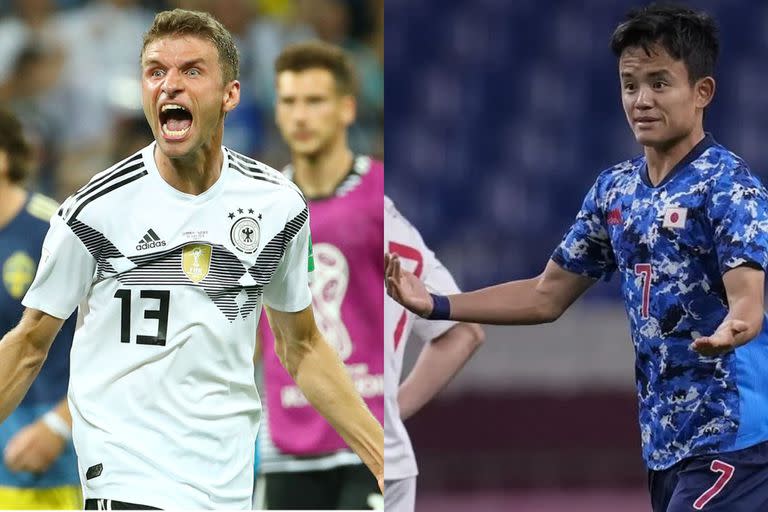 Alemania y Japón se enfrentarán este miércoles por el grupo E del Mundial Qatar 2022