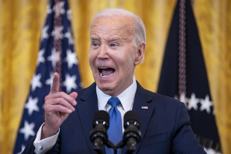 The largest contributor to President Joe Biden's re-election campaign is the Biden Victory Fund, a joint fundraising committee. Photo by Al Drago/UPI