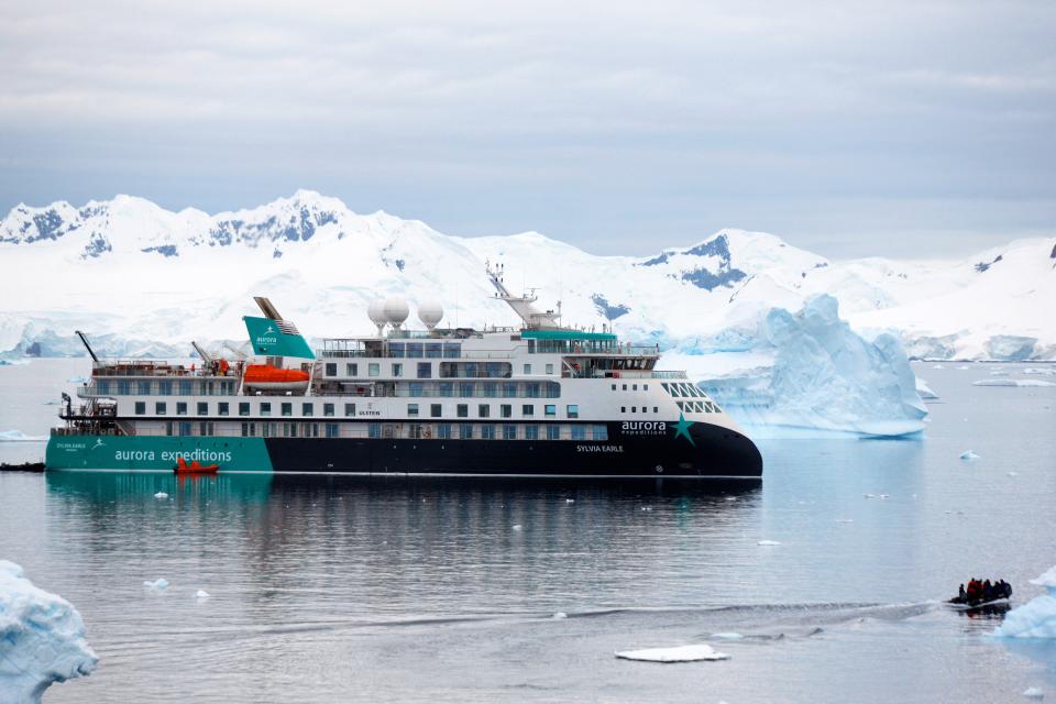 Aurora Expeditions' Sylvia Earle ship.