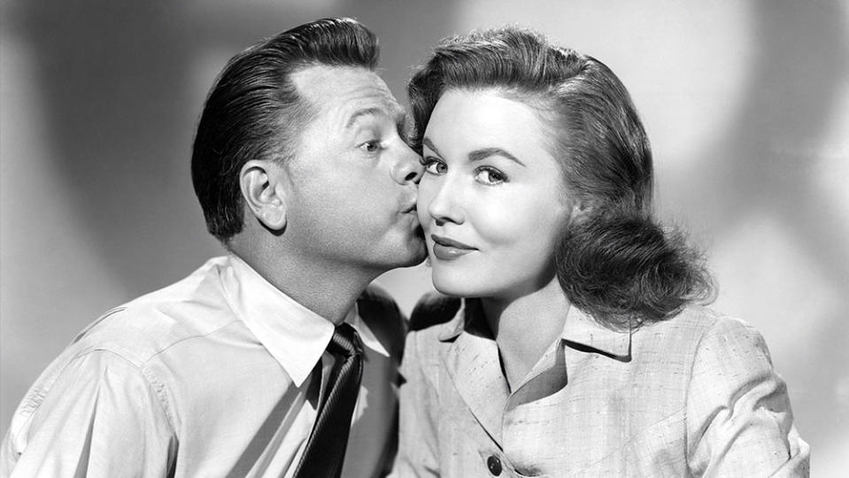 (L-R) Mickey Rooney and Elaine Devry in 'The Atomic Kid'