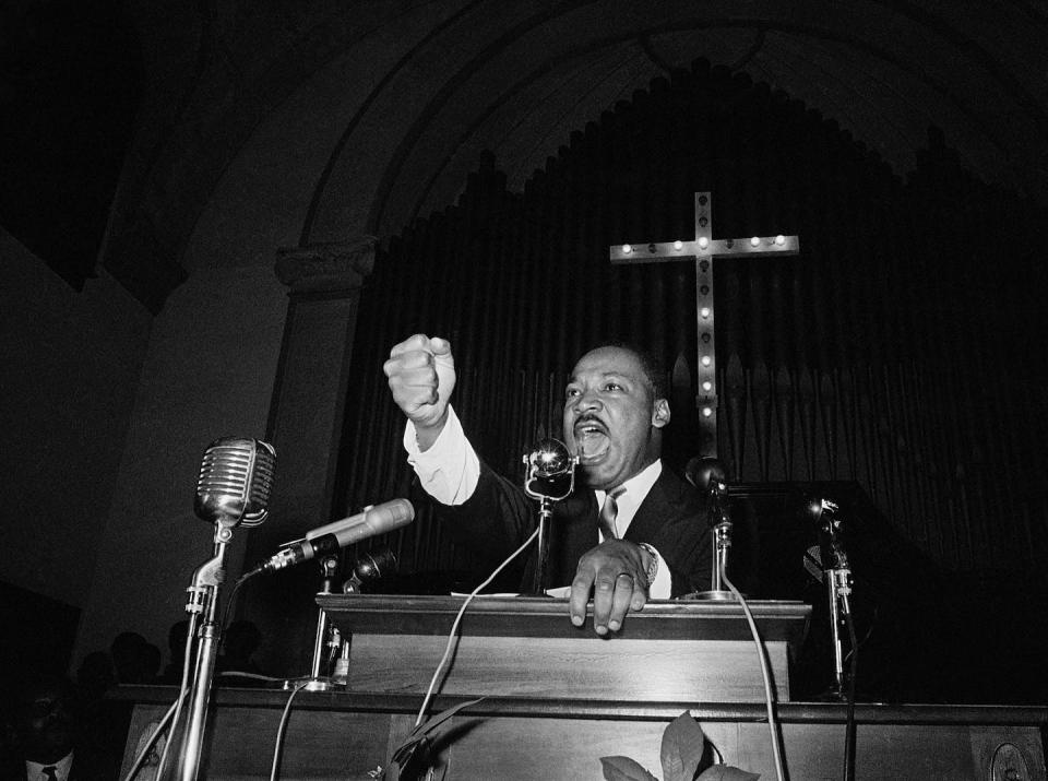 Dr. Martin Luther King Jr., speaking at the Southern Christian Leadership Conference in Atlanta. <a href="http://www.apimages.com/metadata/Index/Watchf-Associated-Press-Domestic-News-Georgia-U-/db147adc924c43559a8e188a82e2ddff/4/0" rel="nofollow noopener" target="_blank" data-ylk="slk:AP Photo;elm:context_link;itc:0;sec:content-canvas" class="link ">AP Photo</a>