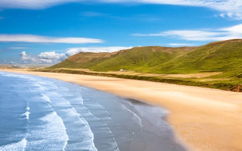 Rhossili Bay - Credit: Getty