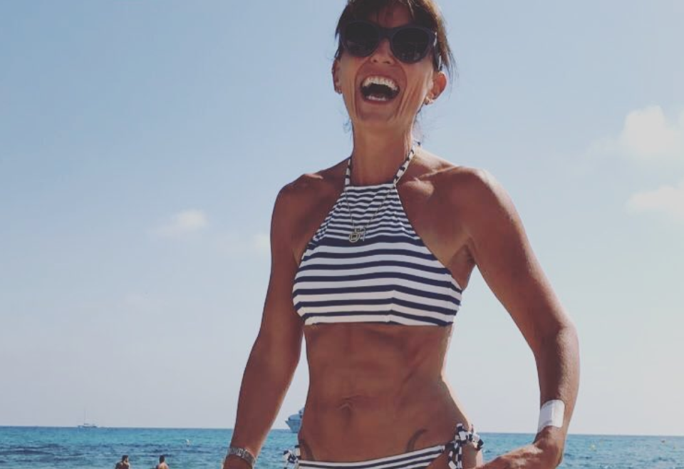 Davina McCall is no stranger to a bikini selfie [Photo: Instagram/davinamccall]