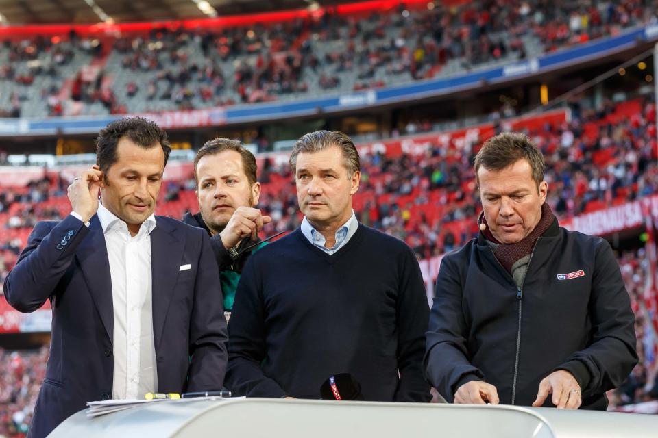 Hasan Salihamidzic (l.) und Michael Zorc (M.) sind aktuell nicht gut aufeinander zu sprechen. (Bild: Getty Images)