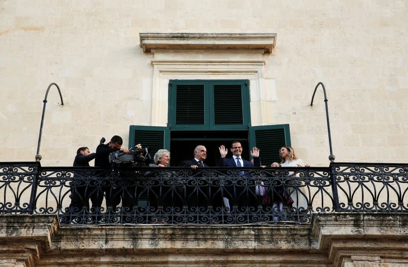 Robert Abela is sworn-in as Malta's Prime Minister in Valleta