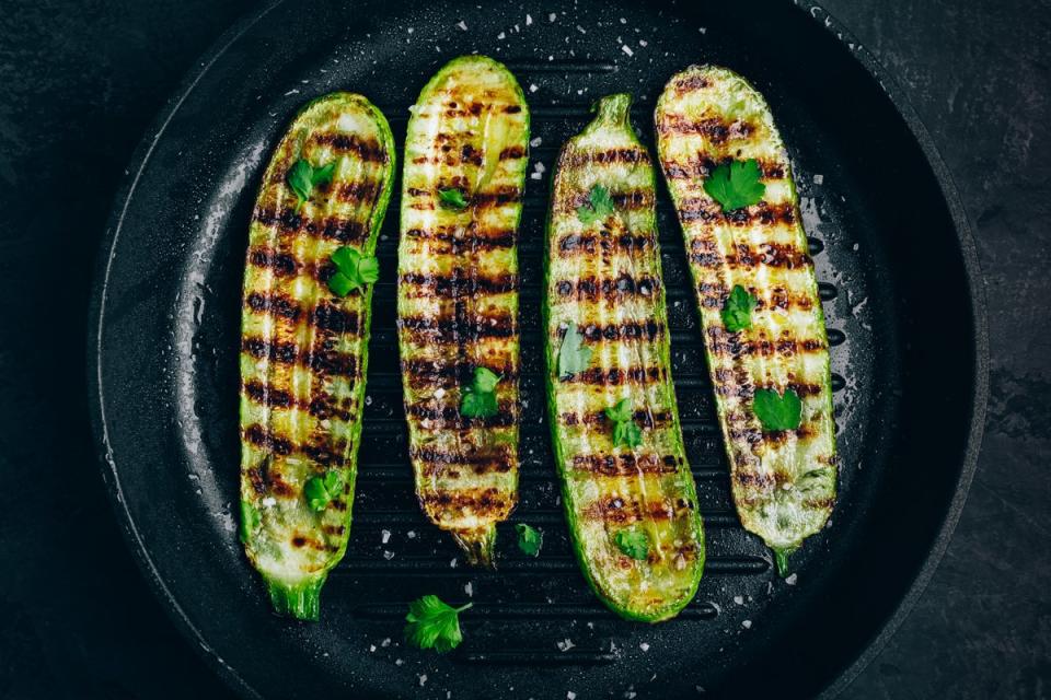 This dish plays on the sweetness and fruitiness of plump courgette (Getty/iStock)