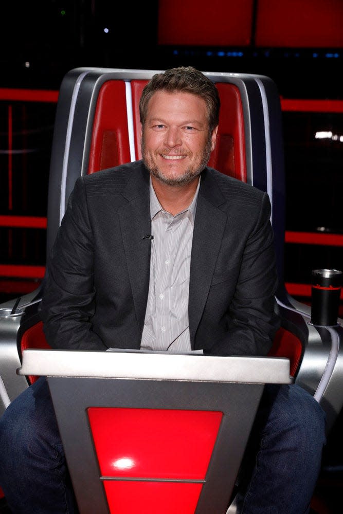 Shelton, pictured, said Team Blake singer Bryce Leatherwood's performance Monday night was a moment of redemption for the Georgia vocalist, who found himself in the bottom four last week.