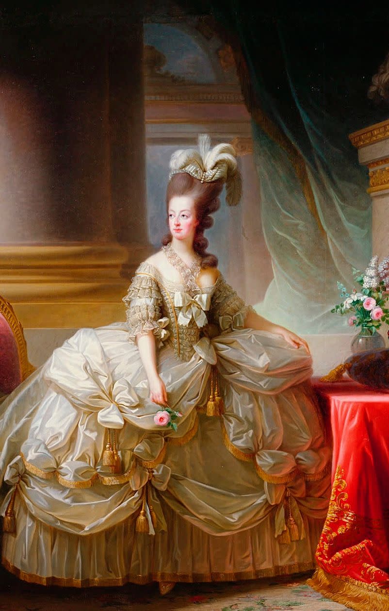 marie antoinette painted by elisabeth vigée le brun, 1778