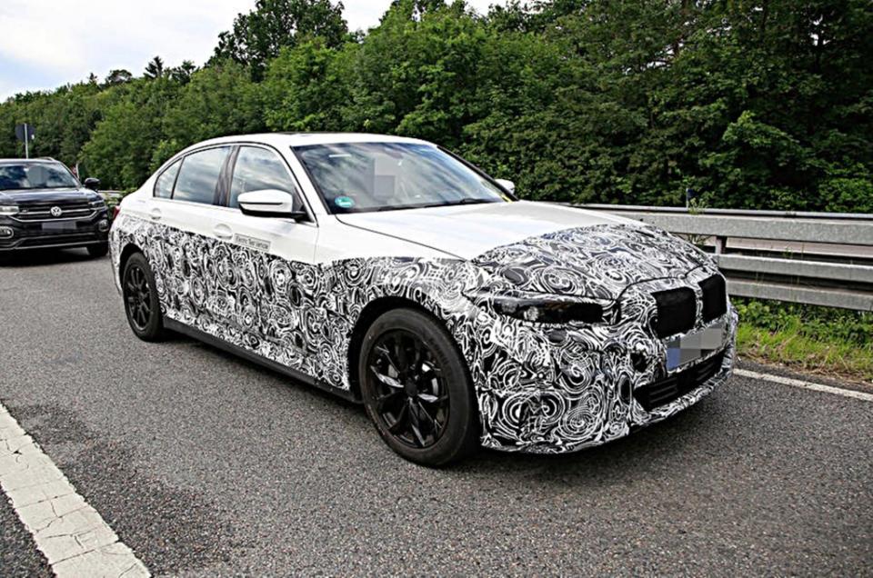 BMW正在開發3系列電動版，原型車的最新間諜照流出