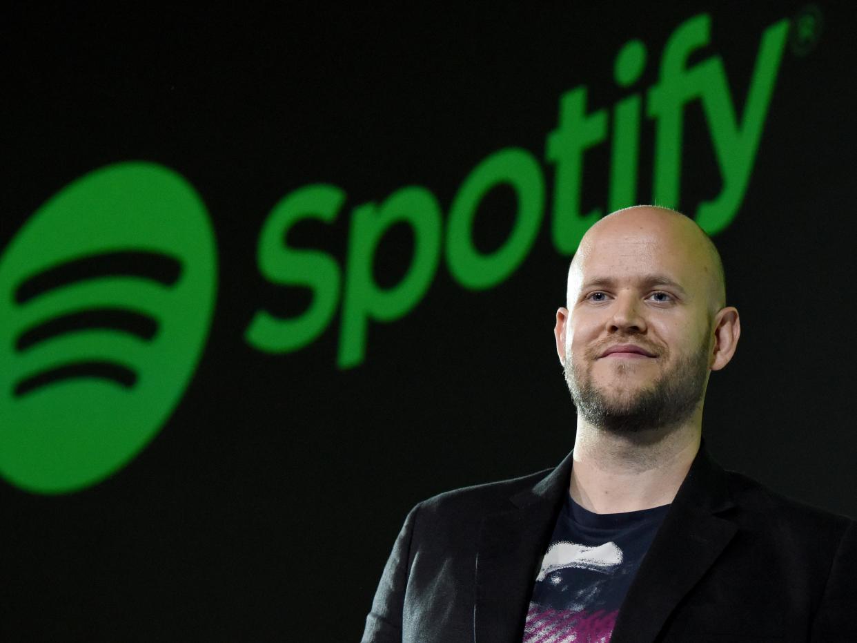 <p>Daniel Ek claims he has made an official bid to buy Arsenal</p> (AFP via Getty Images)