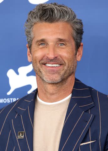 <p>Daniele Venturelli/WireImage</p> Patrick Dempsey's hair in 2023