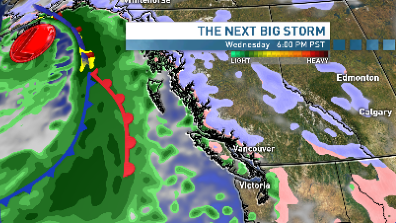 Big storm to hit B.C. coast overnight