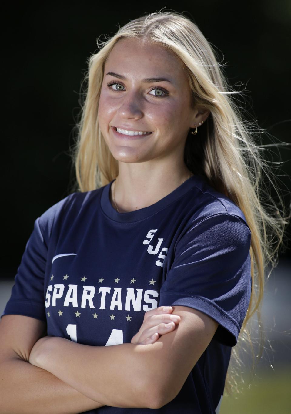 Sydney Schmidt on the field at St. Johns Country Day. The sophomore received a call-up for the U.S. Under-16 women's national team for an April tournament in Turkey.