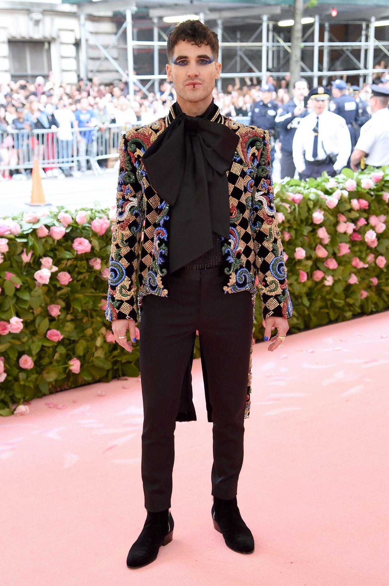 Darren Criss attends The 2019 Met Gala Celebrating Camp: Notes on Fashion at Metropolitan Museum of Art on May 06, 2019 in New York City.