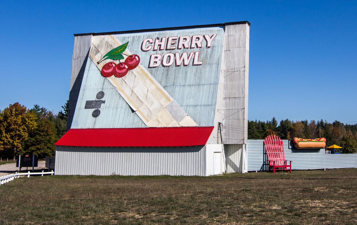 Cherry Bowl Drive-In Theatre & Diner at Honor, MI.