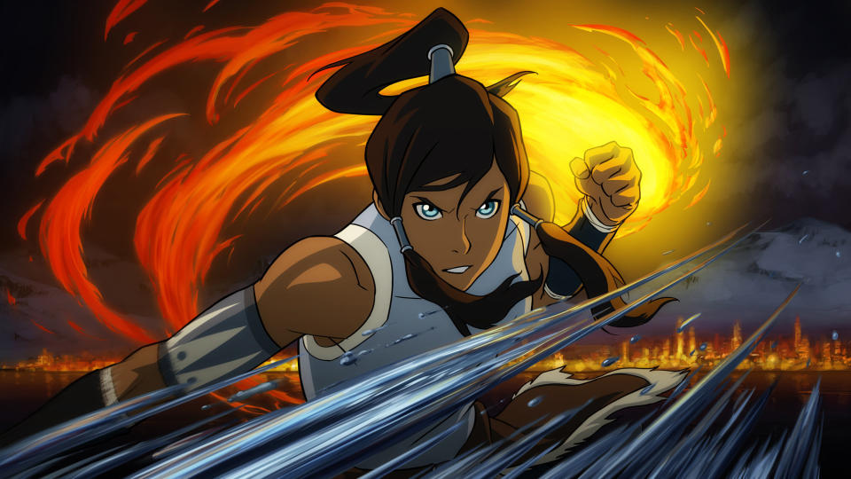 Korra in "Legend of Korra"