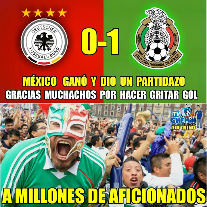 Memes Alemania vs México