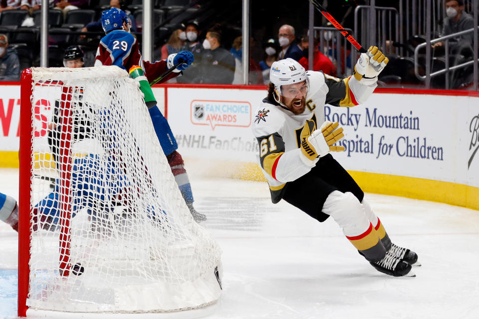 Mark Stone's overtime goal for Vegas in Game 5 changed the outlook of the NHL season. (Photo by Justin Edmonds/Getty Images)