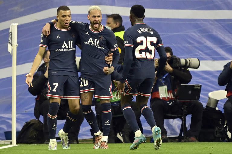 Neymar y Kylian Mbappé no pudieron ganar la Champions League juntos en PSG