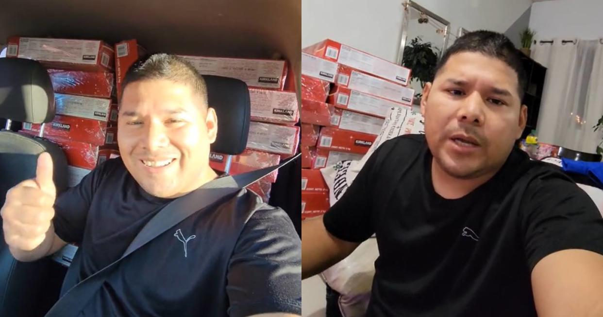 Revendedor de Rosca de Reyes de Costco se defiende. Foto: Captura de video TikTok vía @jesusamiestilo