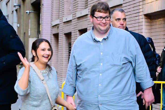 <p>Raymond Hall/GC Images</p> Gypsy Rose Blanchard and Ryan Scott Anderson seen in New York on January 5, 2024.