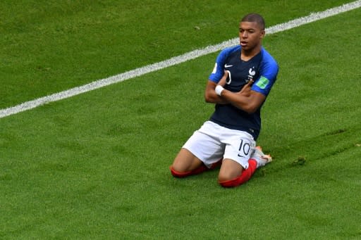 France's Kylian Mbappe was the star of the round of 16