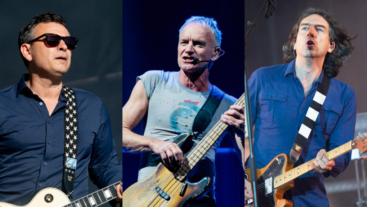  James Manic, Sting, Gary Lightbody. 