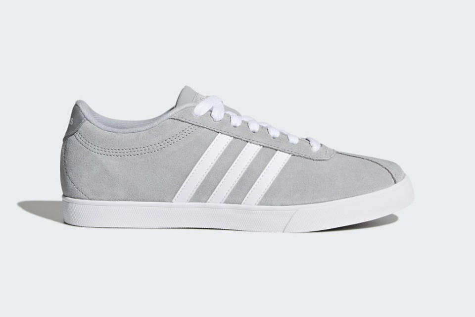 courtset shoe, grey sneaker, adidas