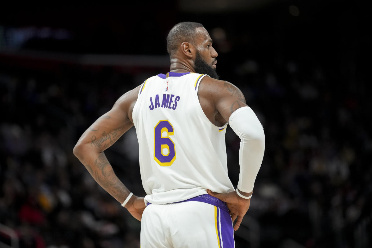 LeBron James lit up the Lakers' season opener in $28,000 worth of Louis  Vuitton - TheGrio