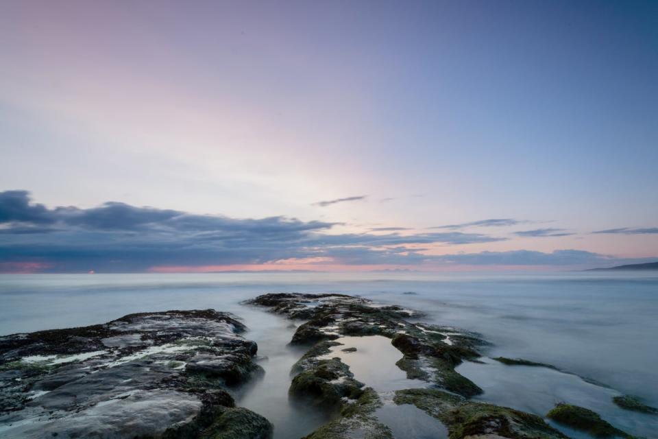 Sunset at Machrihanish on the west coast of Scotland (Getty/iStock)