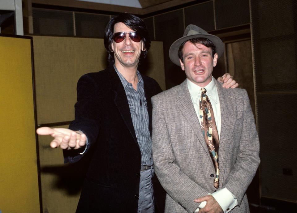 Belzer and Robin Williams in New York, 1985 - Ebet Roberts/Redferns