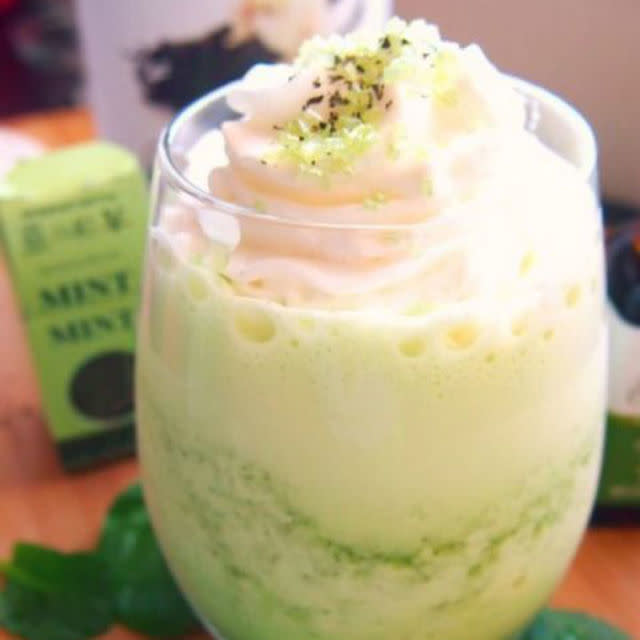 Protein-Filled Shamrock Shake