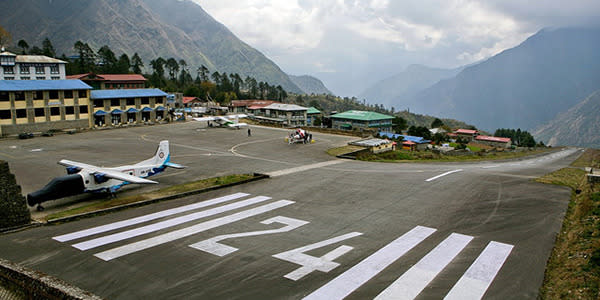 Scariest airport runways – would you want to land here? - Tenzing Hillary Airport, Lukla, Nepal